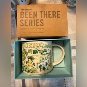 Starbucks Mexico Green and White Mug Dining Collection